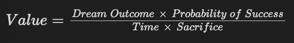 value equation